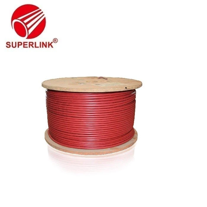 Red PVC Fire Alarm Cable For Broadcaster Suppliers